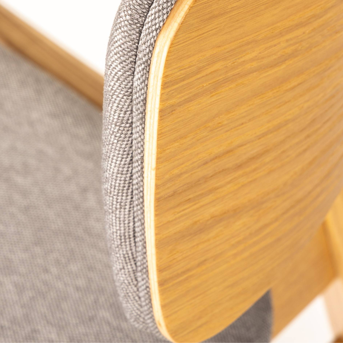 GB LUCY Grey, Natural classic Wooden indoor chair